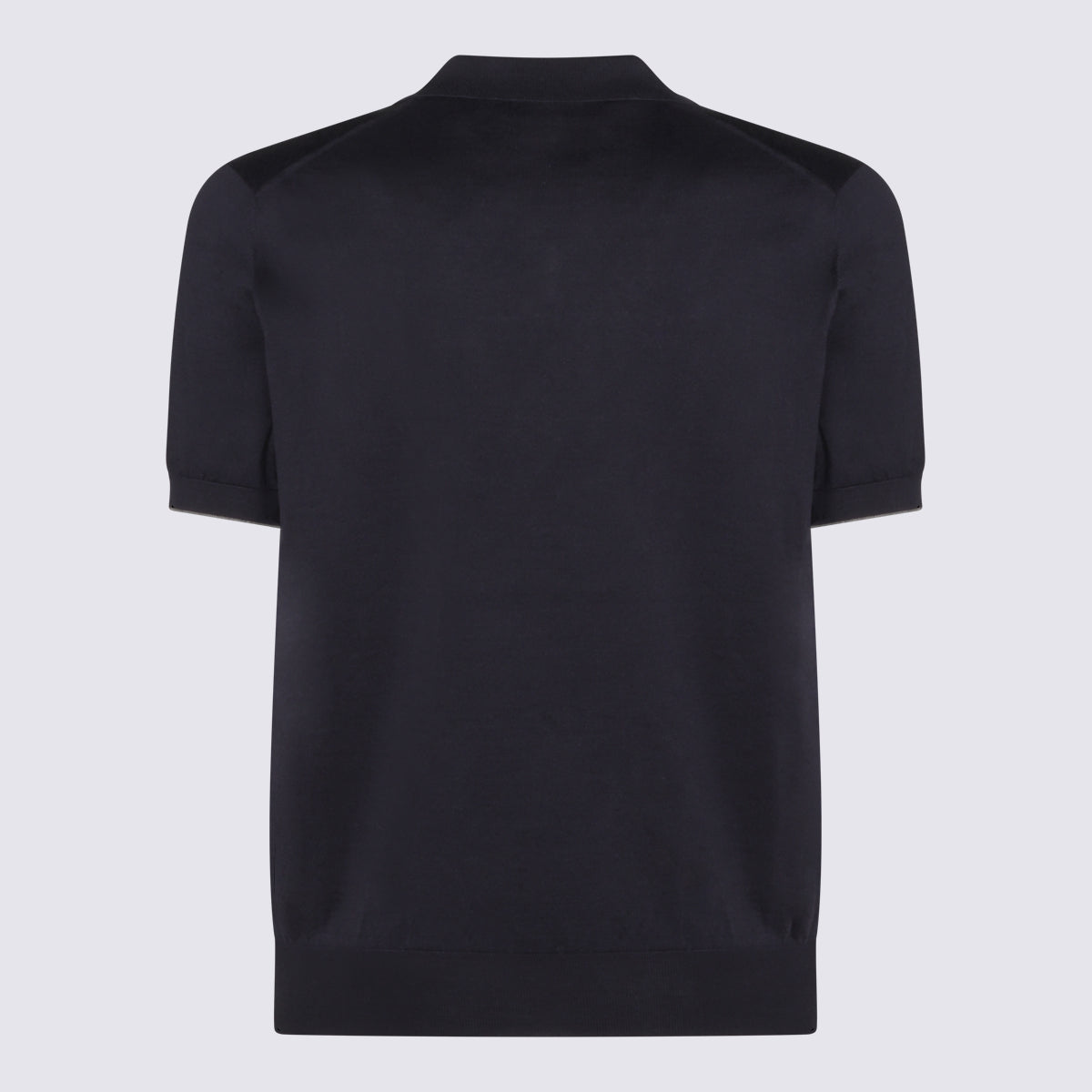 Brunello Cucinelli T-shirts and Polos Blue _100 % Co