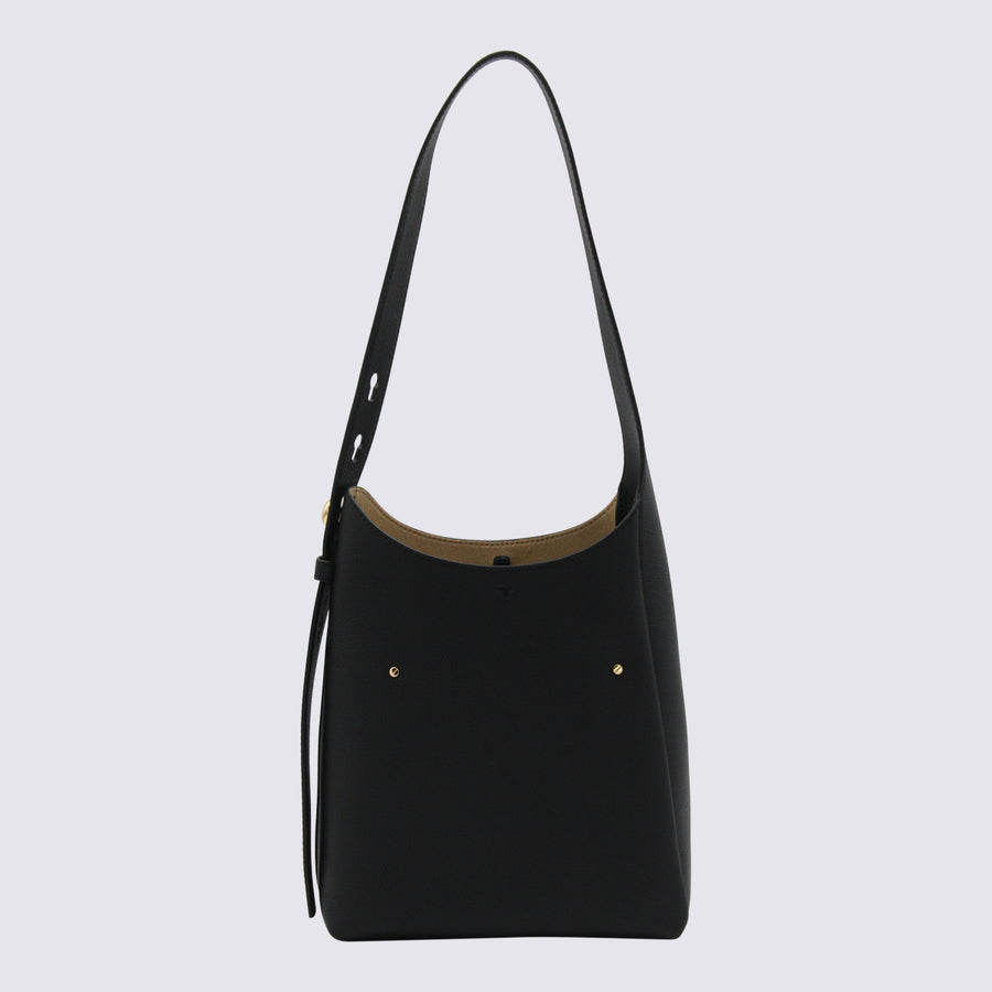 Tory Burch Leather shoulder bag in black