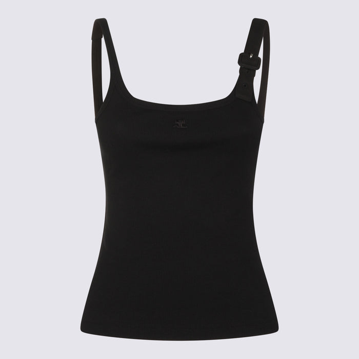 Courreges Top Black _co - Ea