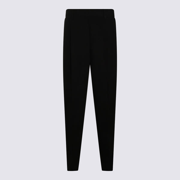 Toteme 100% Viscose trousers in black