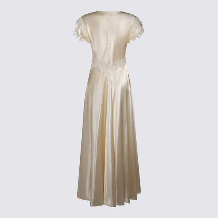 Alberta Ferretti Dresses White _vi
