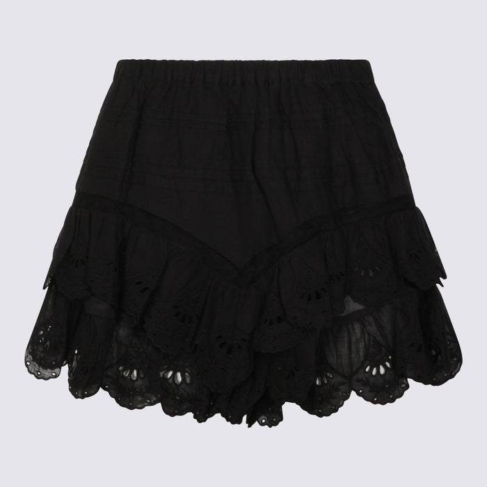MARANT ETOILE Skirts Black _100 % Co