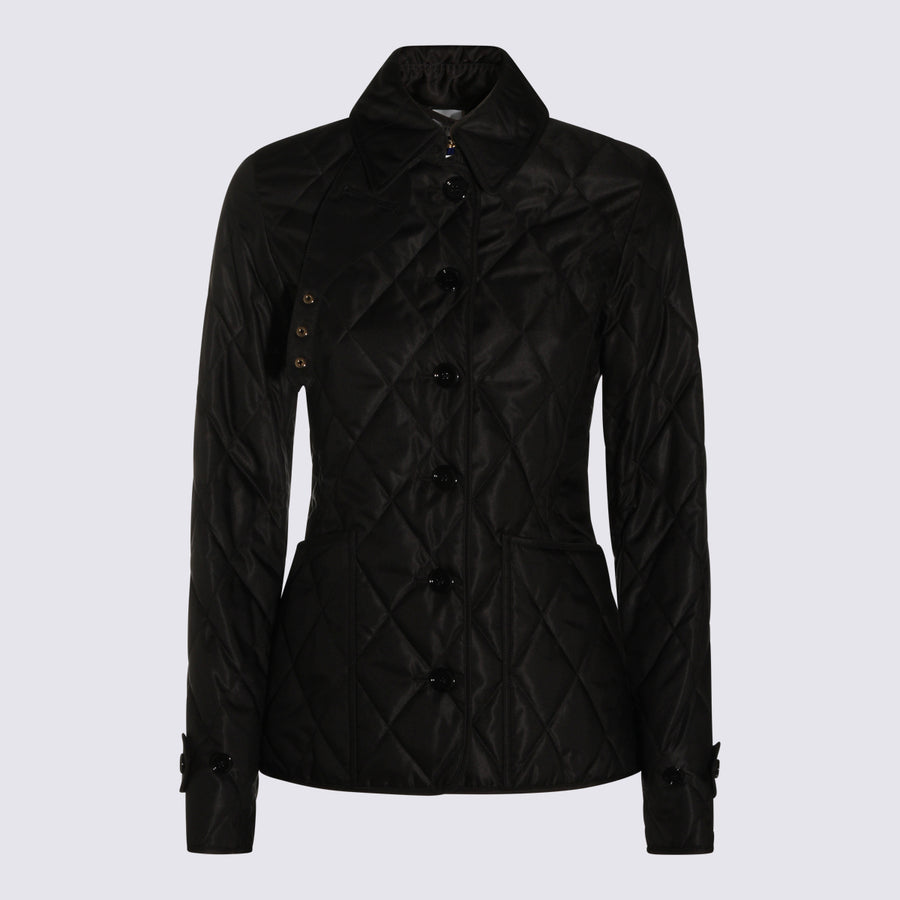 Burberry 100% Nylon jacket in black