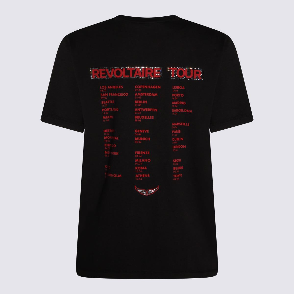 Zadig & Voltaire T-shirts and Polos Black _100 % Co