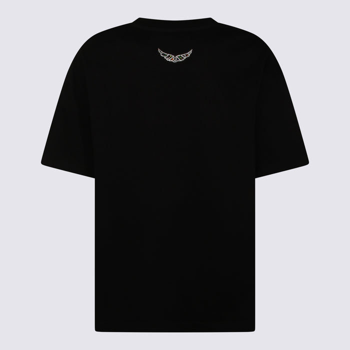 Zadig & Voltaire T-shirts and Polos Black _100 % Co