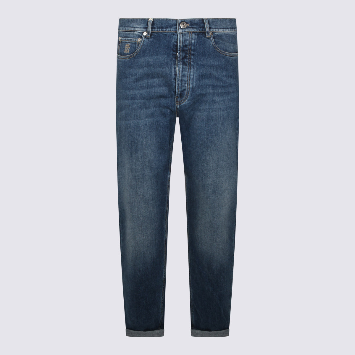 Brunello Cucinelli Jeans Med Blue _co Ea