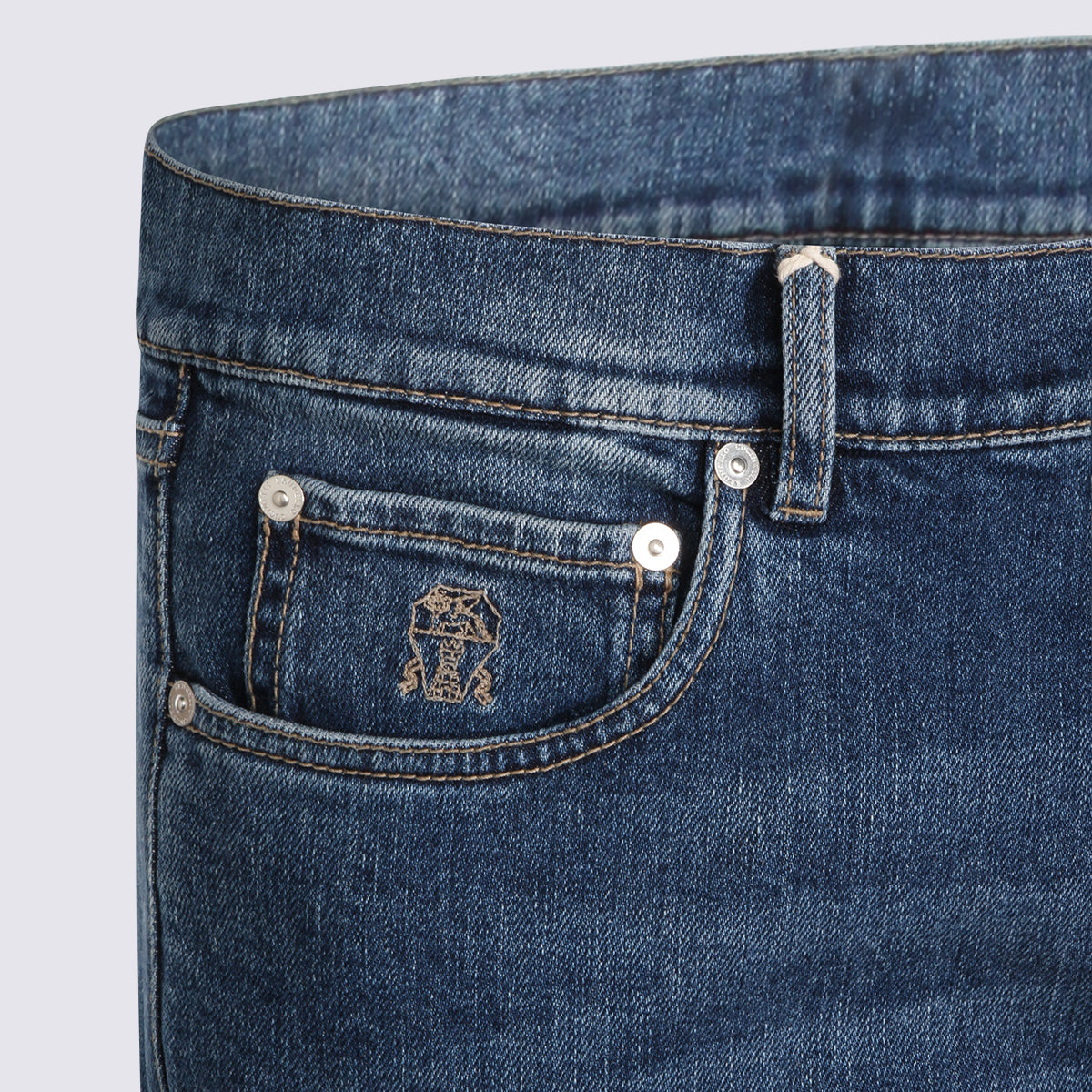 Brunello Cucinelli Jeans Med Blue _co Ea