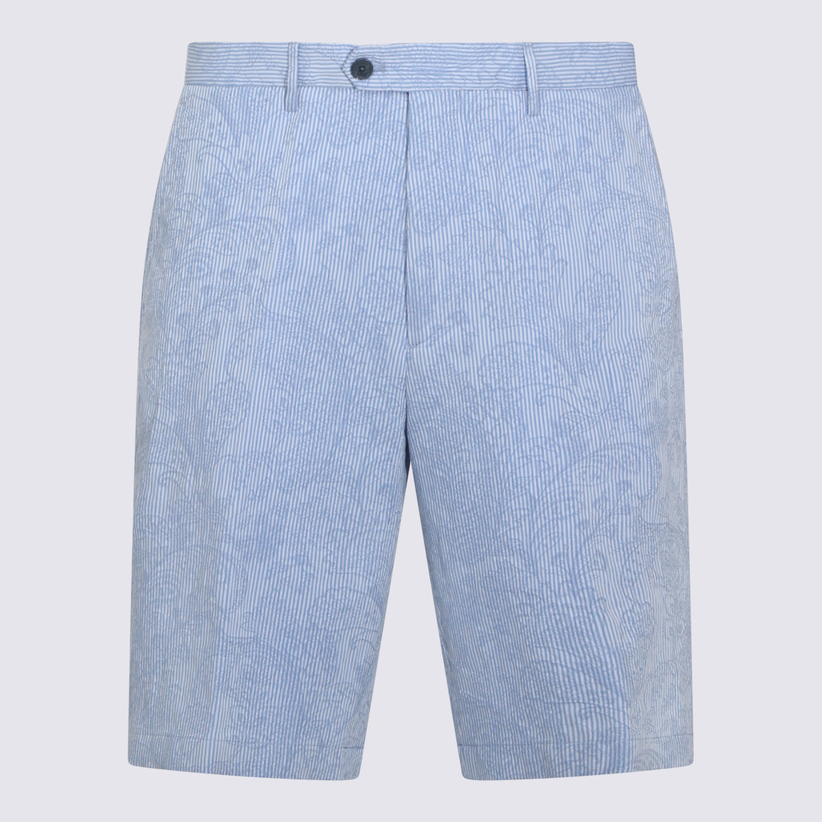 Etro Shorts Blue _100 % Co