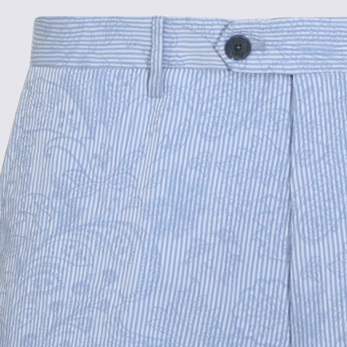 Etro Shorts Blue _100 % Co