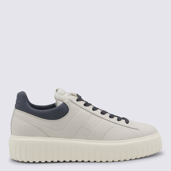 Hogan Sneakers Bianco-denim _cover Le Sole El