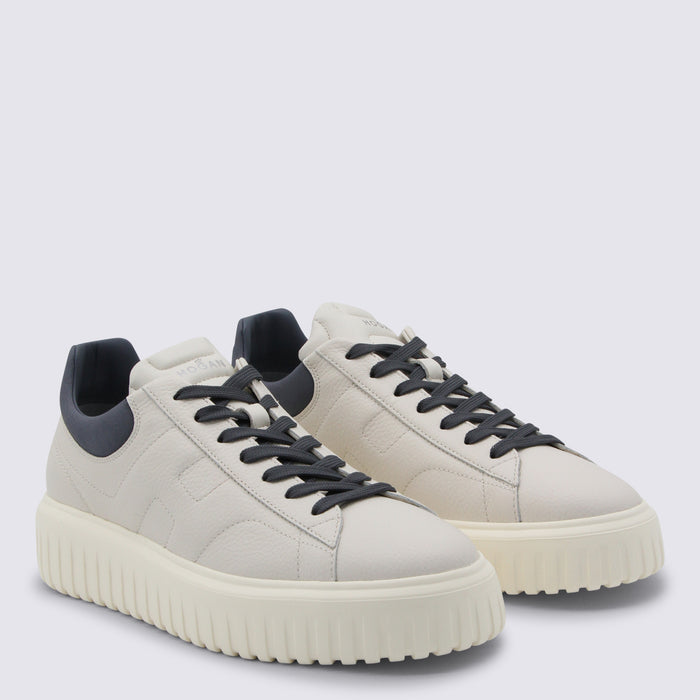 Hogan Sneakers Bianco-denim _cover Le Sole El