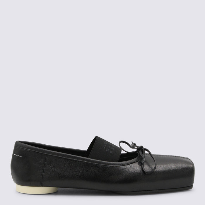 MM6 Maison Margiela Flat shoes Black _cover Le Sole El