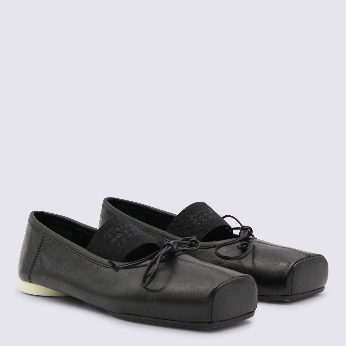 MM6 Maison Margiela Flat shoes Black _cover Le Sole El