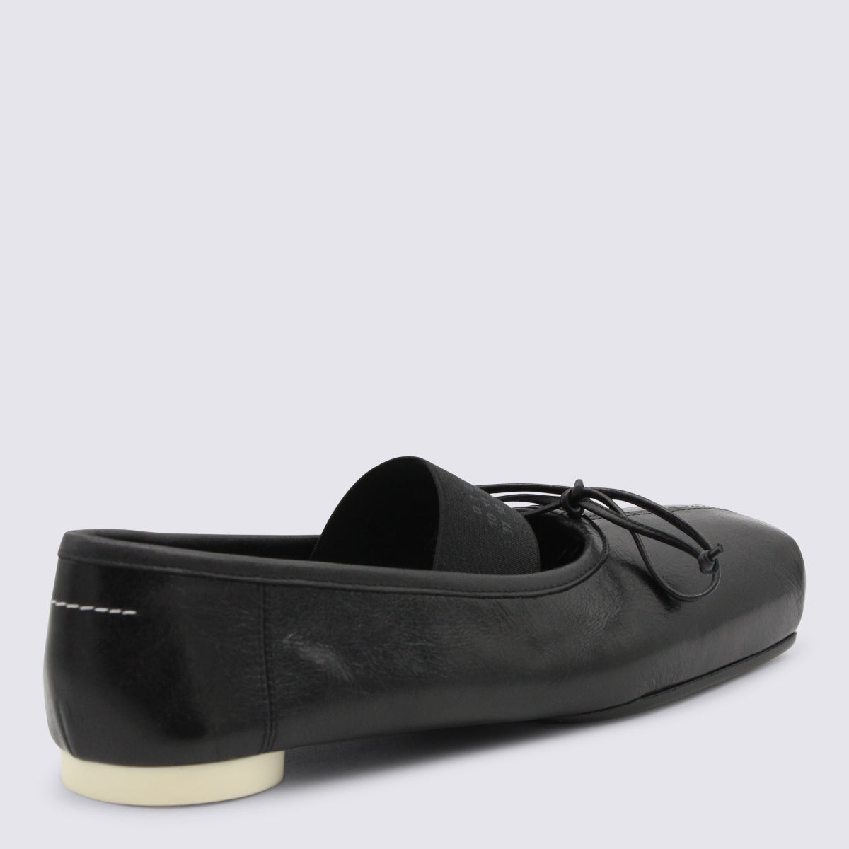 MM6 Maison Margiela Flat shoes Black _cover Le Sole El