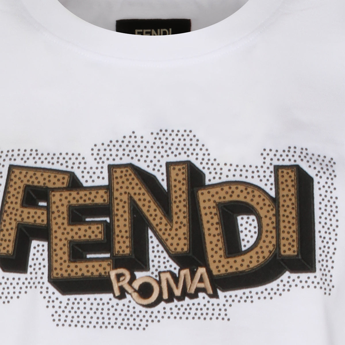 Fendi T-shirts and Polos White