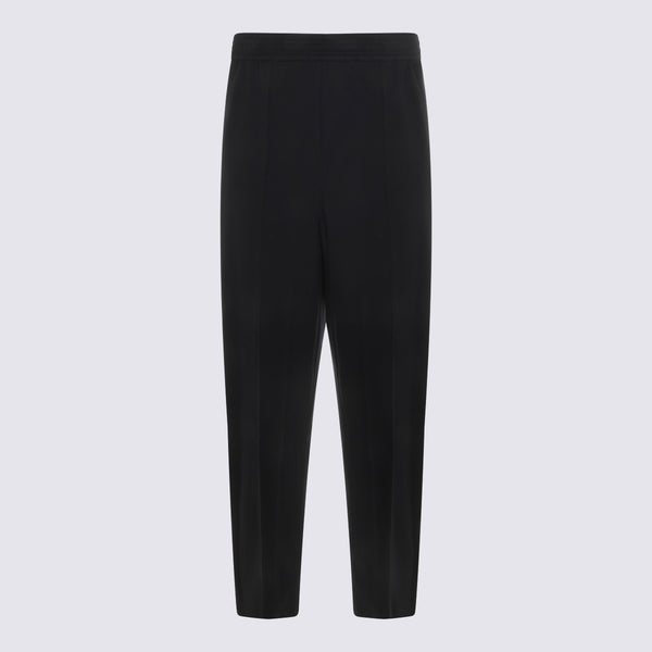 Fabiana Filippi 94% cotton trousers in navy