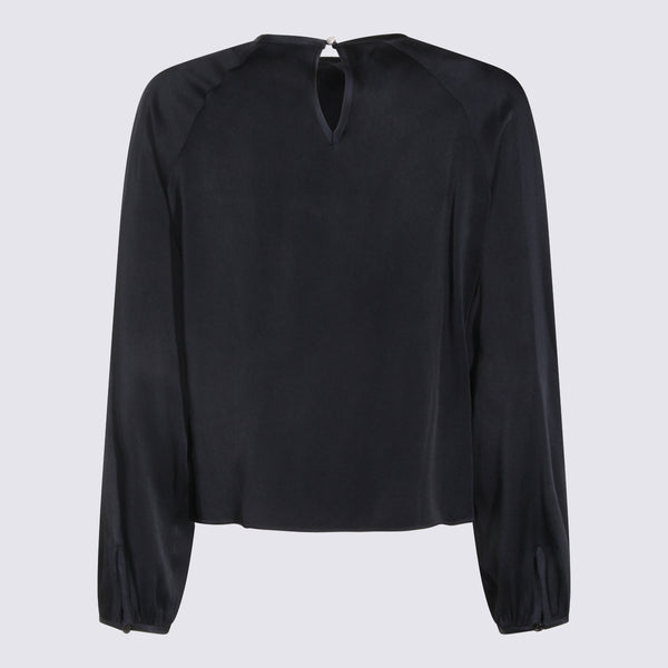Fabiana Filippi 54% Viscose blouse in navy