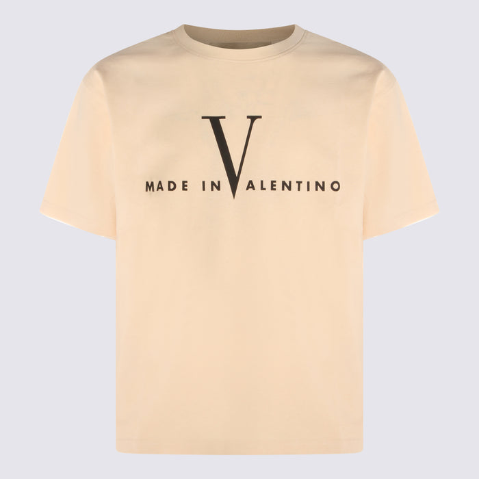 Valentino T-shirts and Polos Burro _100 % Co