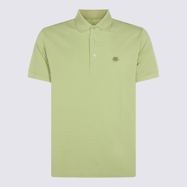 Etro 100% Cotton polo in green