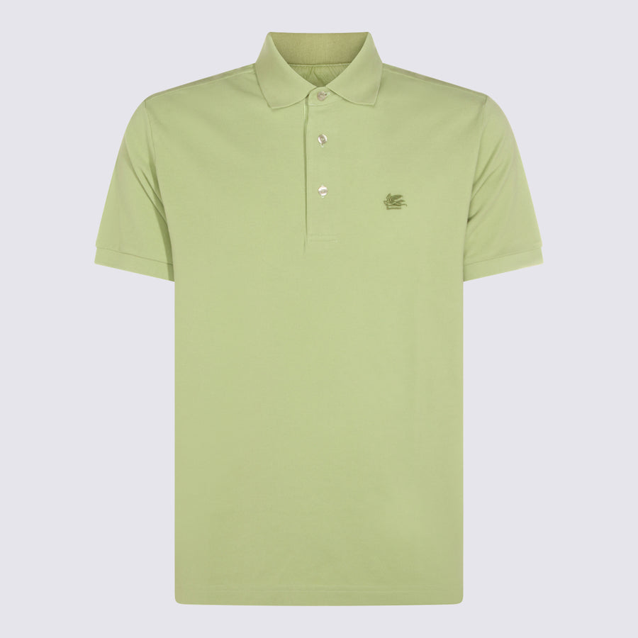 Etro 100% Cotton polo in green