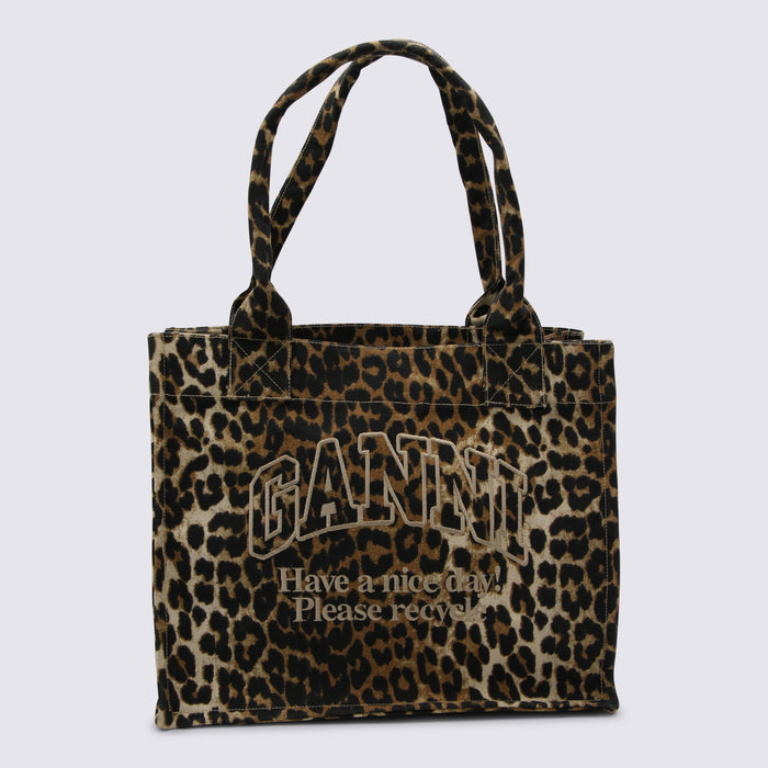 GANNI Bags Brown _100 % Co