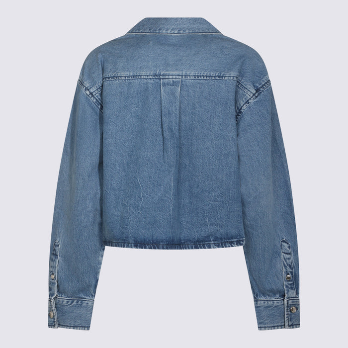 Alexander Wang Shirts Vintage Marbled Blue