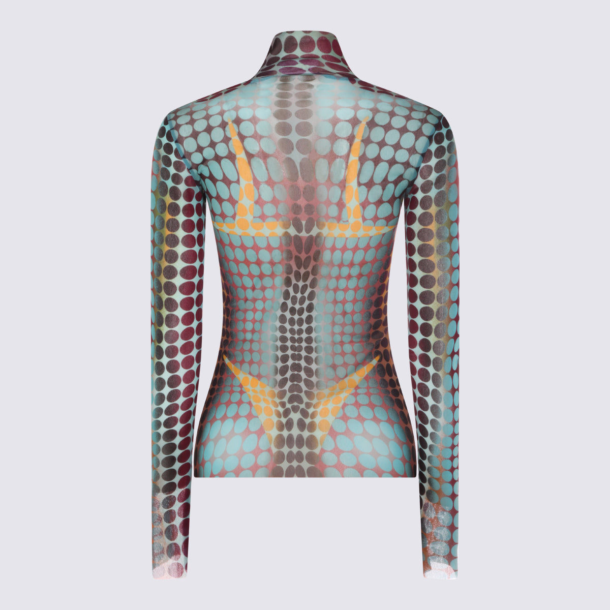 JEAN PAUL GAULTIER Top Blue/purple/yellow