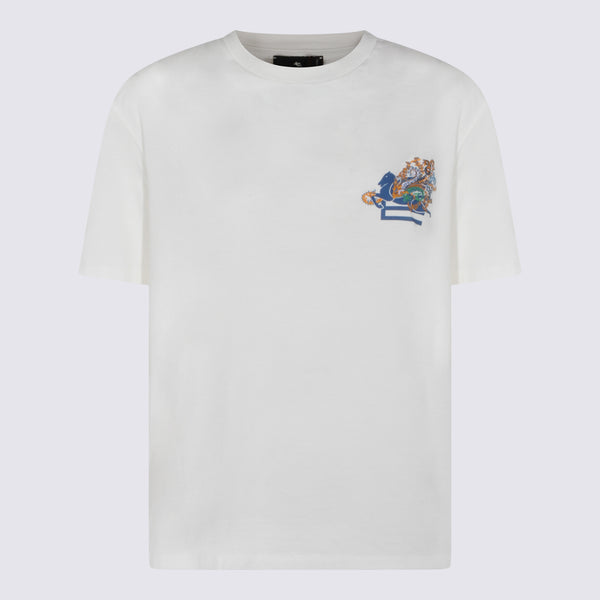 Etro 100% cotton t-shirt in white