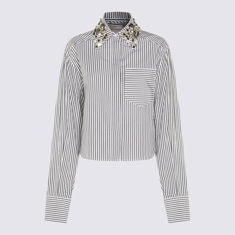 Sportmax Viscose shirt in black