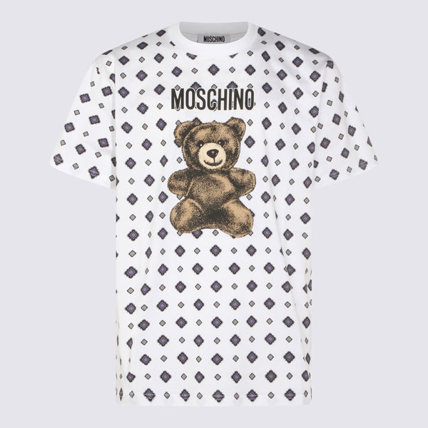 Moschino 100% Cotton t-shirt in white