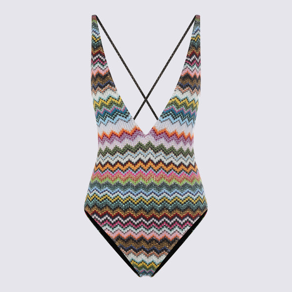 Missoni 83% Viscose swimsuit in multicolor