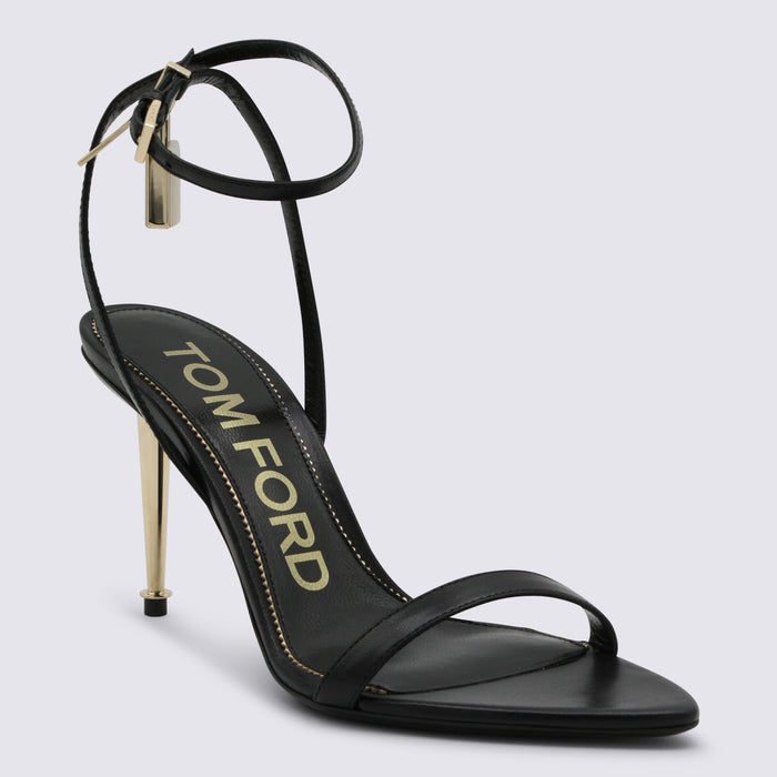 Tom Ford Sandals Black _cover Tex/le - Sole Le