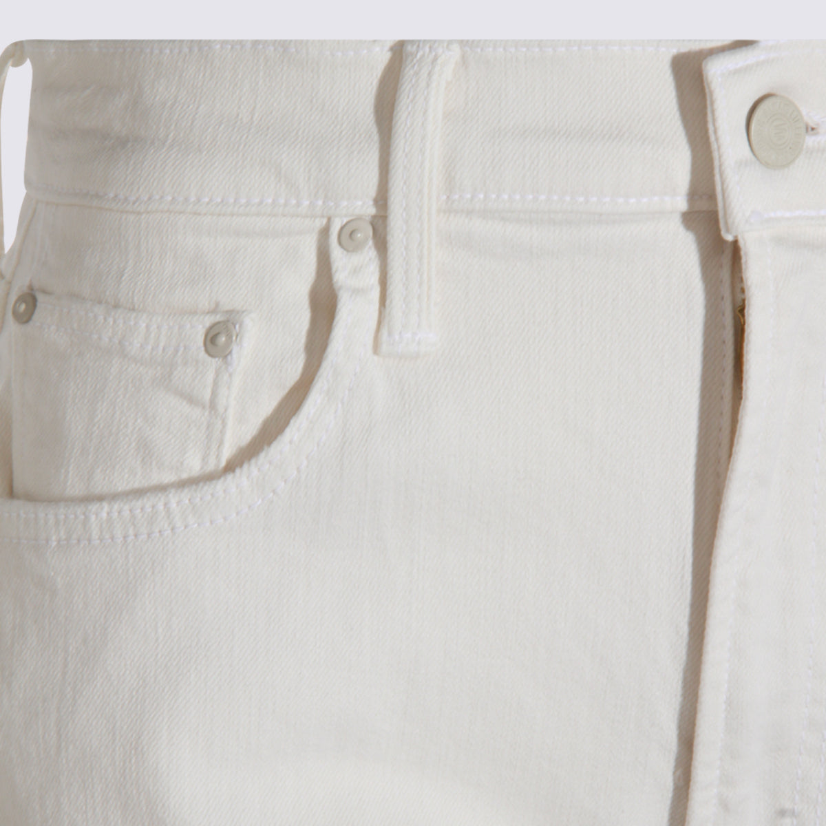 Mother Jeans White _co Pl Ea