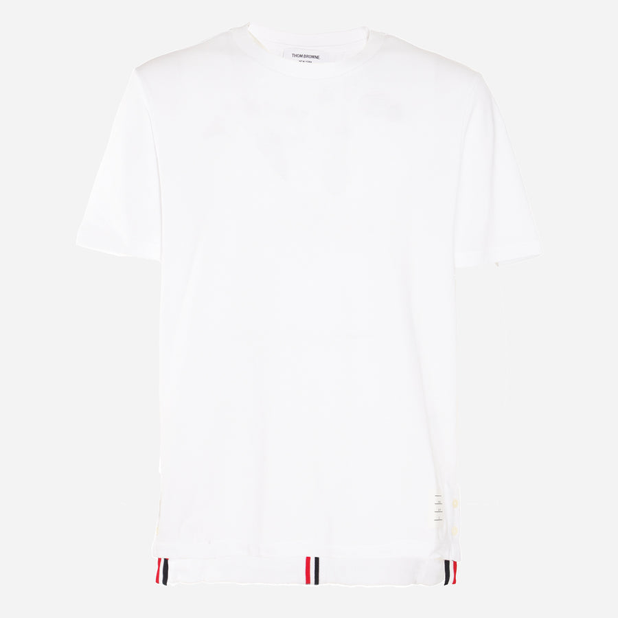 Thom Browne 100% Cotton t-shirt in white