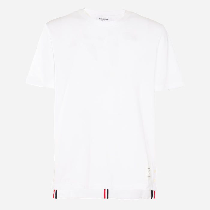 Thom Browne T-shirts and Polos White _100 % Co