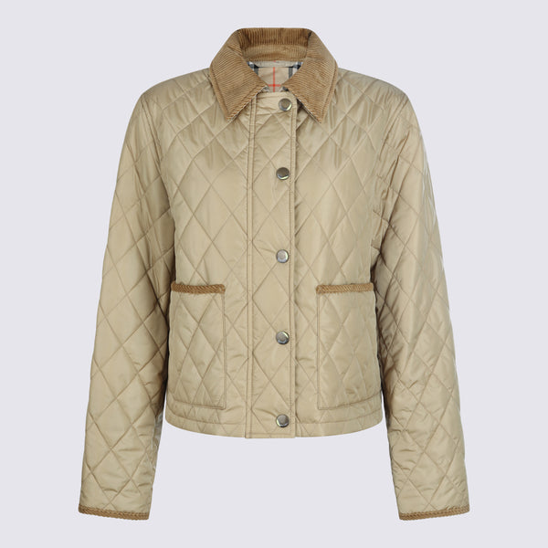 Burberry 100% Polyamide jacket in beige