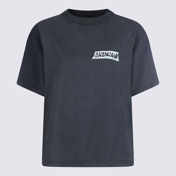 Balenciaga 100% Cotton t-shirt in black