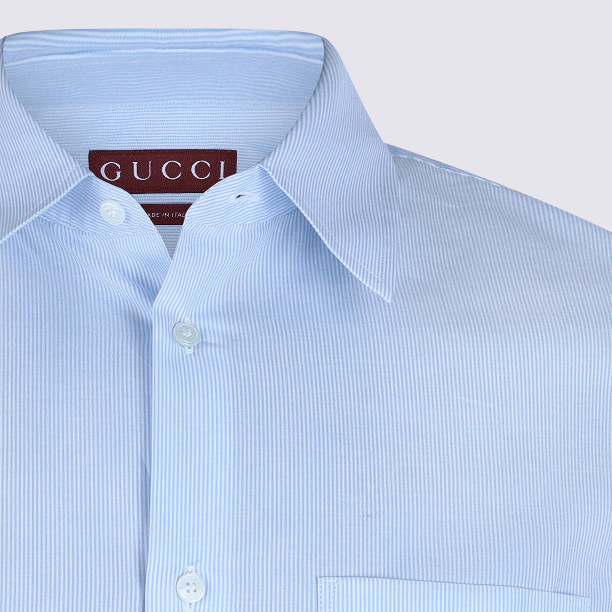 Gucci Shirts Blue _100 % Co