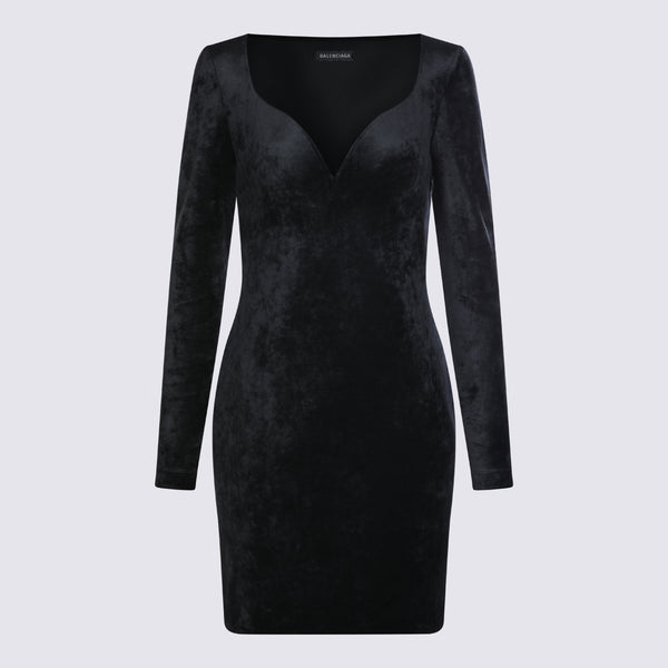 Balenciaga 78% Viscose dress in black