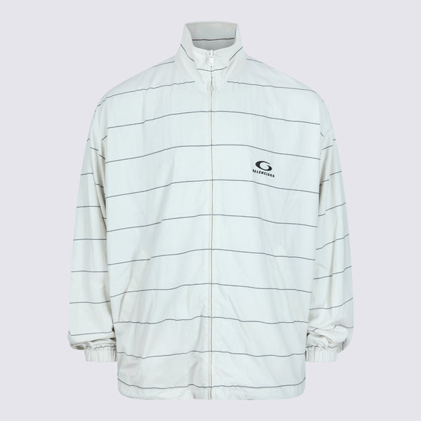 Balenciaga 100% PA jacket in white
