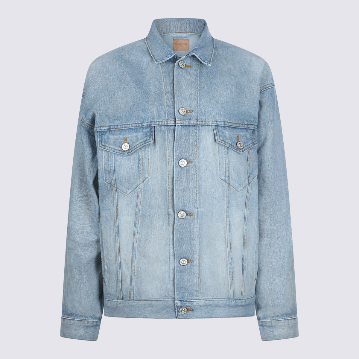 Balenciaga Jackets Dirty Light Blue _100 % Co