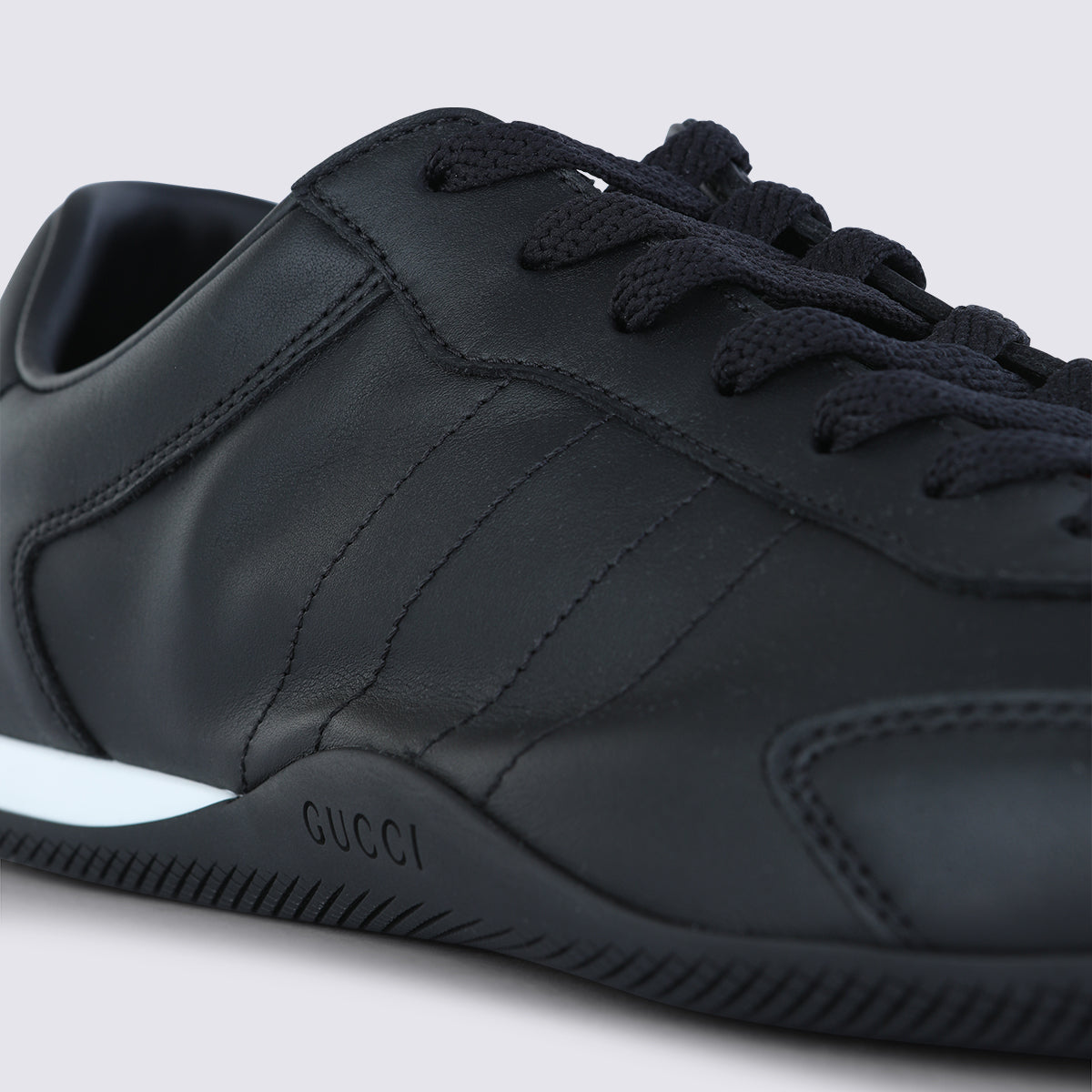 Gucci Sneakers Black Calf Skin
