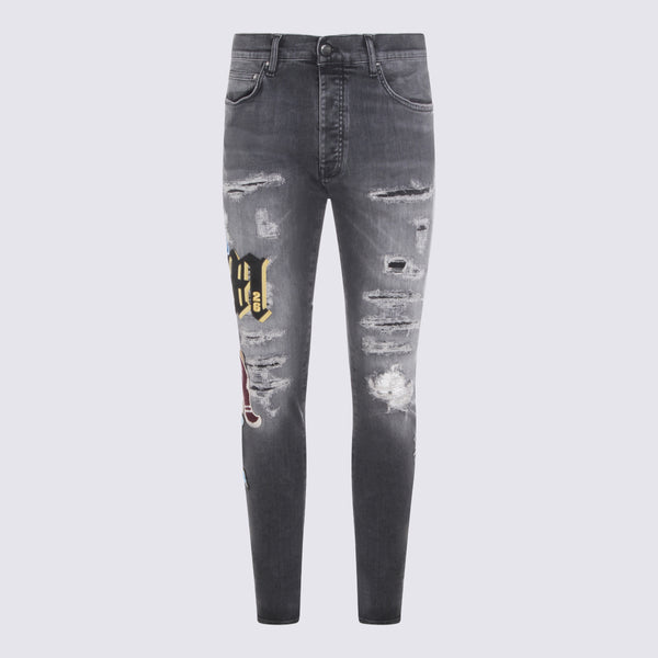 Amiri 92% Cotton jeans in gray