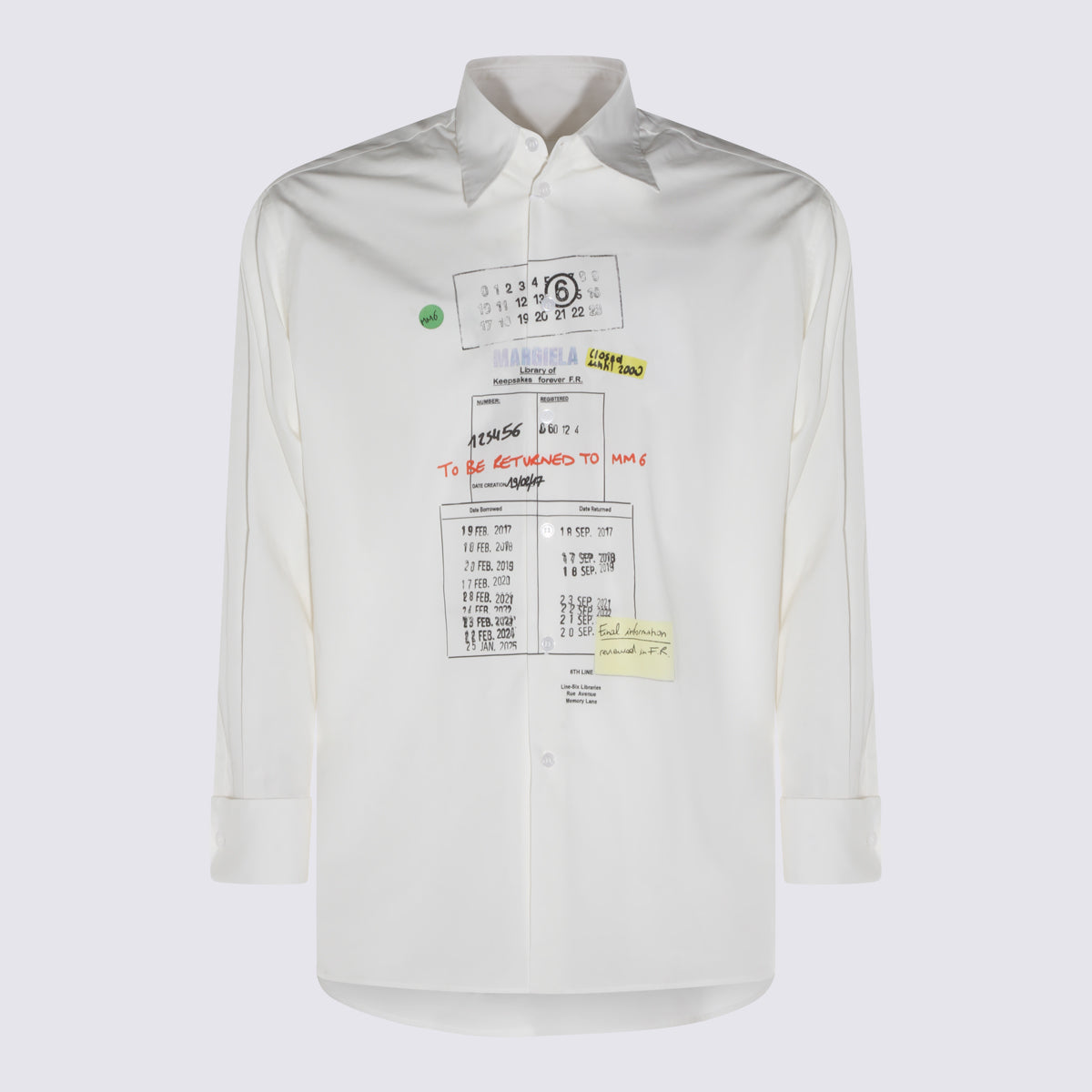 MM6 Maison Margiela Shirts White _co