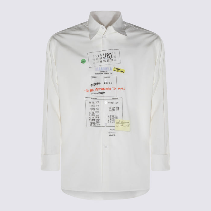 MM6 Maison Margiela Shirts White _co