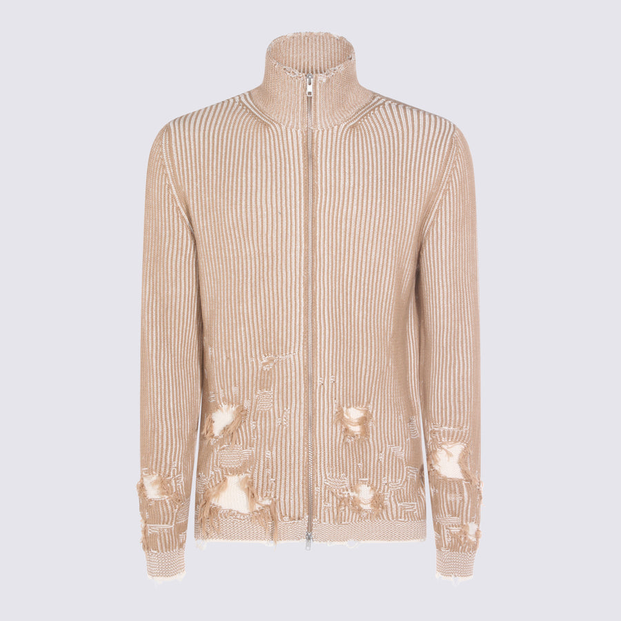 MM6 Maison Margiela 100% Wool sweater in beige