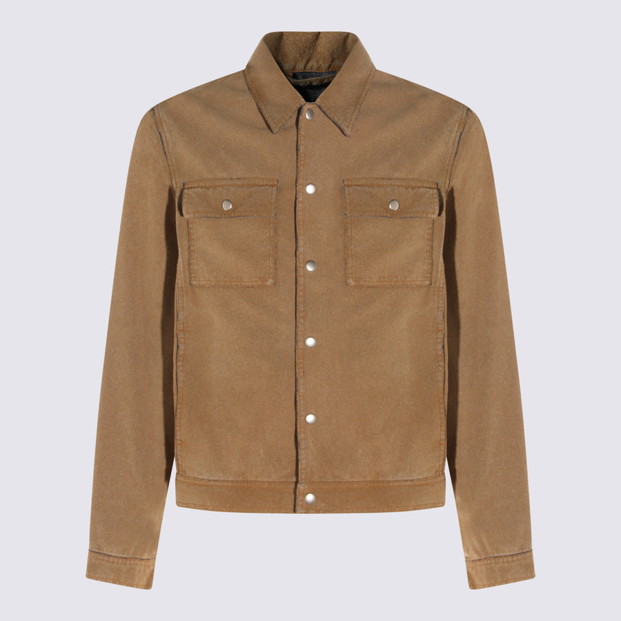 MM6 Maison Margiela 100% Cotton jacket in beige