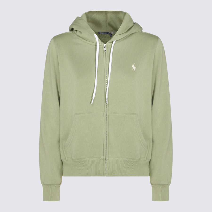 Polo Ralph Lauren 83% cotton hoodie in green