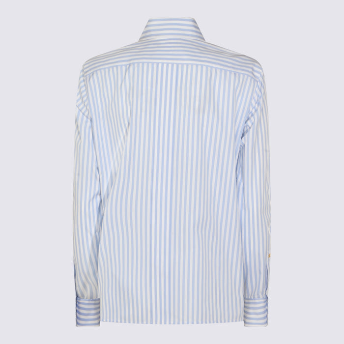 Max Mara Shirts Clear Blue _100 % Co