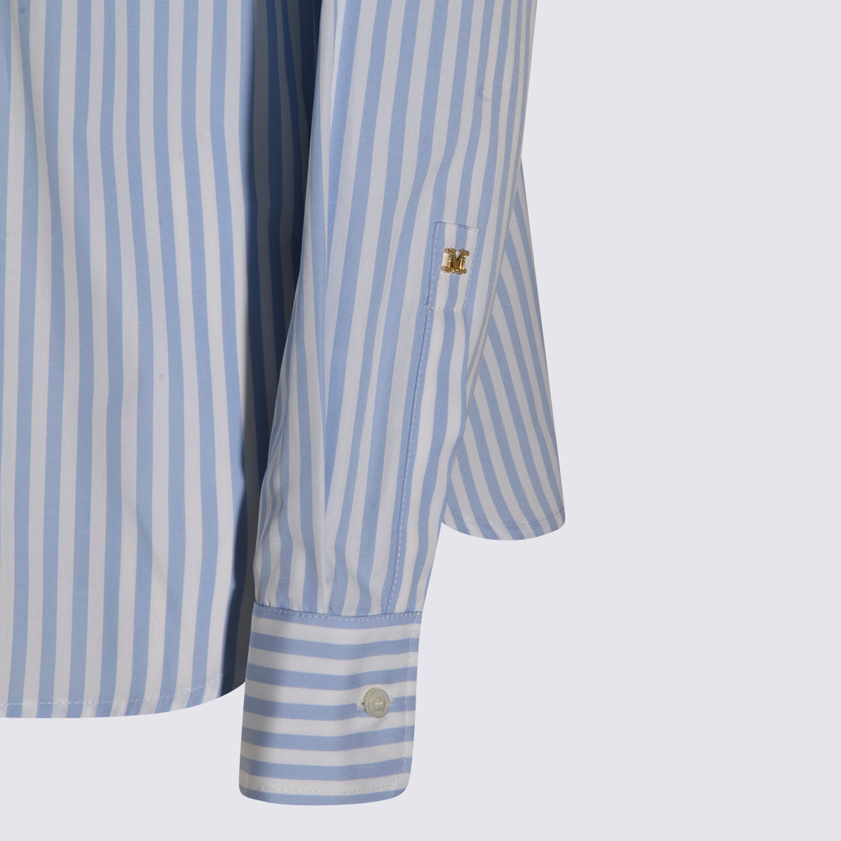 Max Mara Shirts Clear Blue _100 % Co